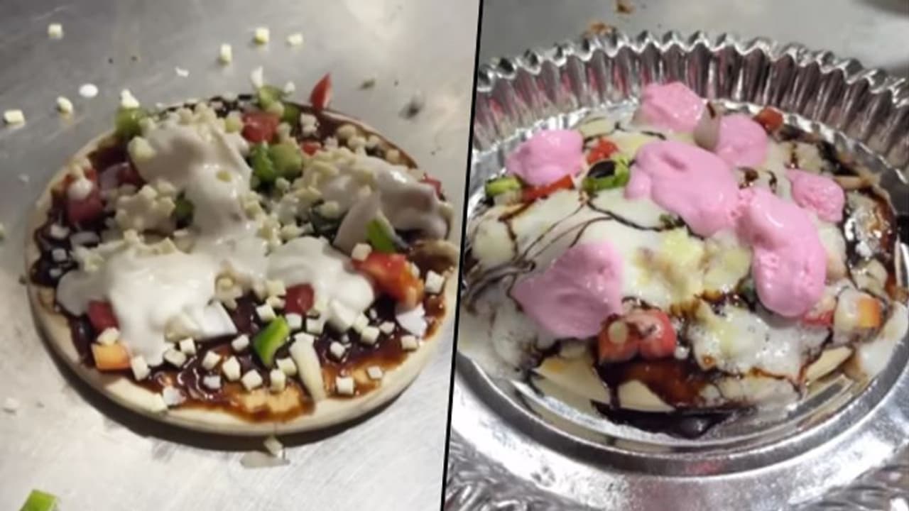Heard of vegetable pizza with ice cream topping? This video will you disappointed