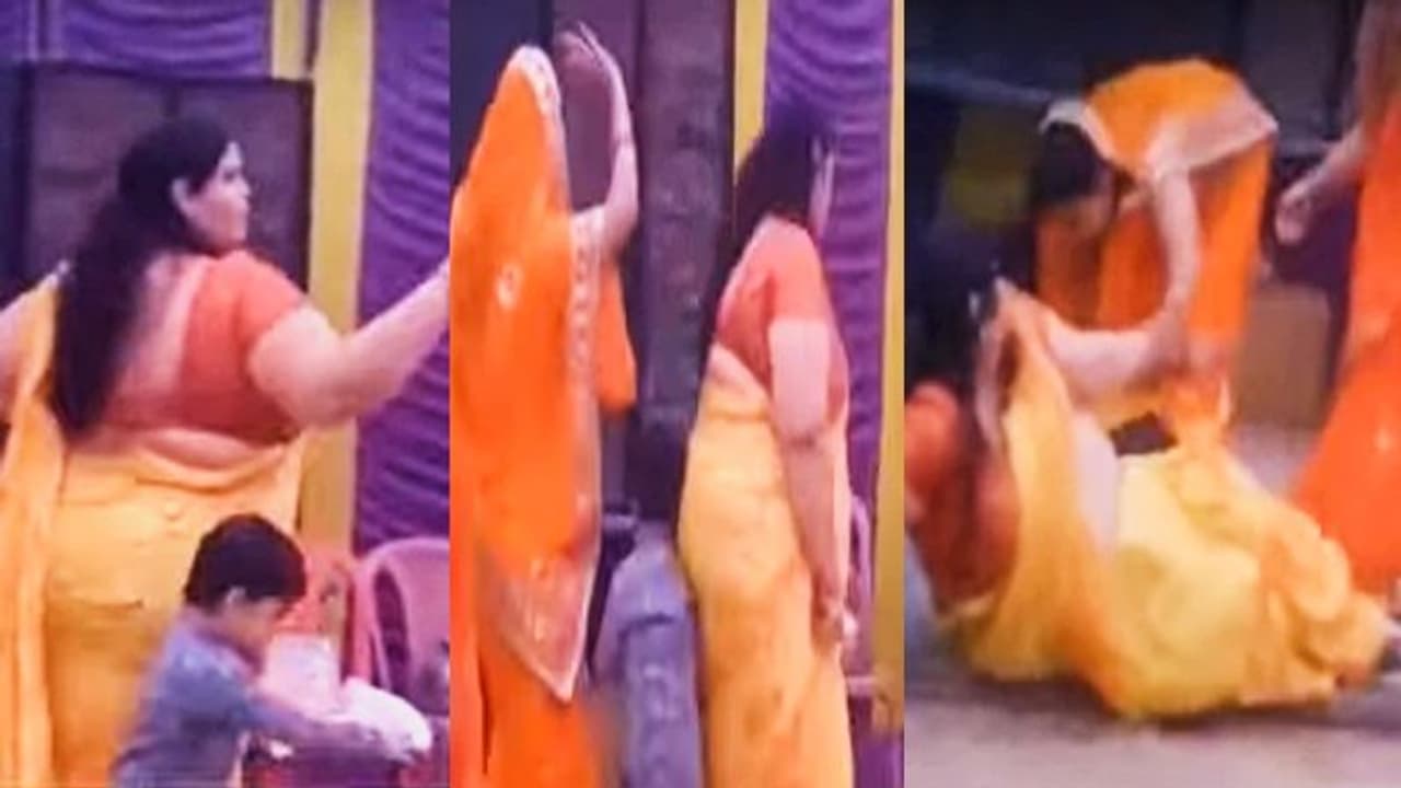 স্থূলকায় মহিলার নিচে চাপা পড়ে গেল ছোট্ট শিশু, দুজনকে টেনে তুলতে গিয়ে হেসেই খুন বিয়েবাড়ির অতিথিরা 