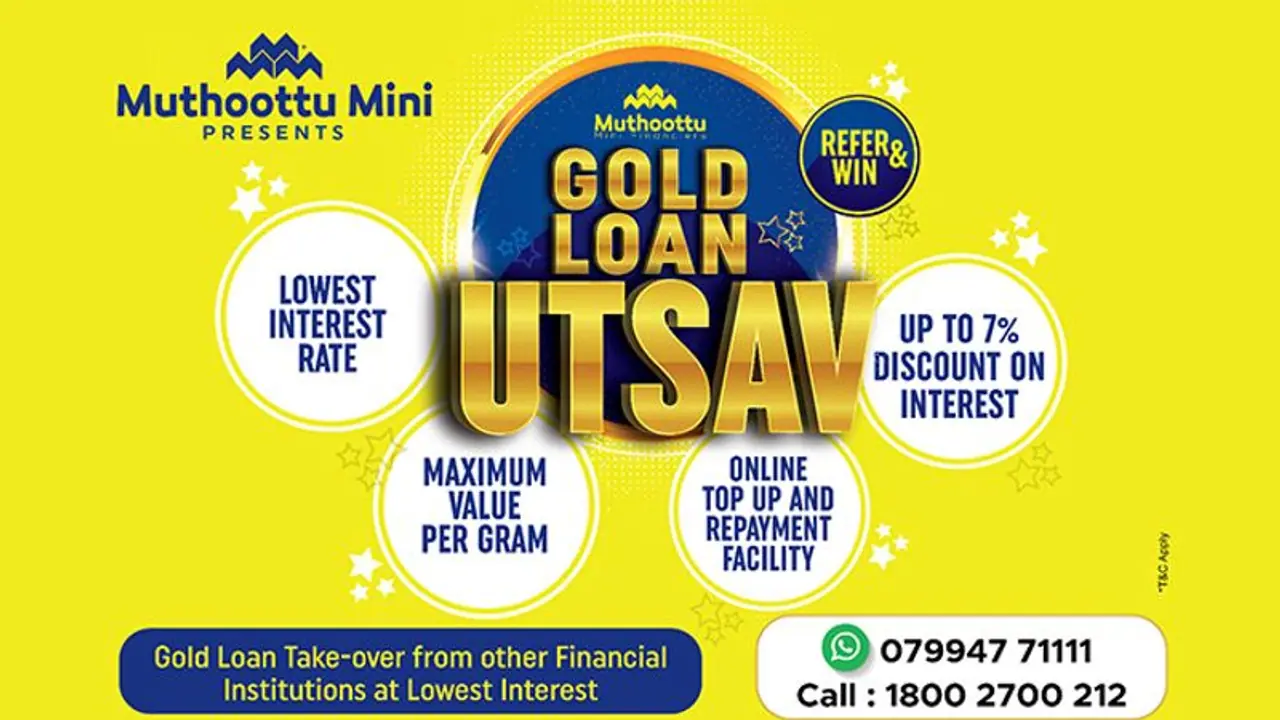 Muthoottu Mini Financiers presents Gold Loan Utsav with exciting festive offers Muthoottu Mini Financiers presents Gold Loan Utsav with exciting festive offers