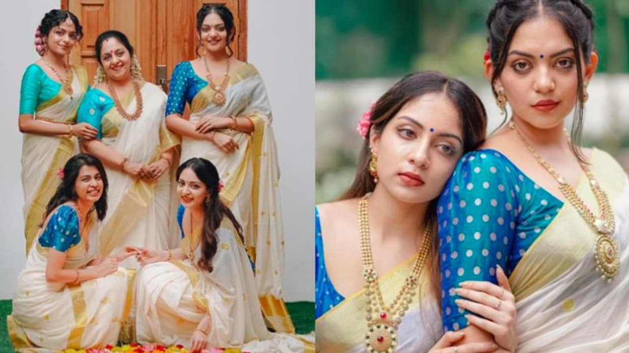 Onam 2022: ഇത്തവണത്തെ കളര് കോഡ് നീല; ഓണാഘോഷ ചിത്രങ്ങളുമായി അഹാന കൃഷ്ണ Onam 2022: ഇത്തവണത്തെ കളര് കോഡ് നീല; ഓണാഘോഷ ചിത്രങ്ങളുമായി അഹാന കൃഷ്ണ