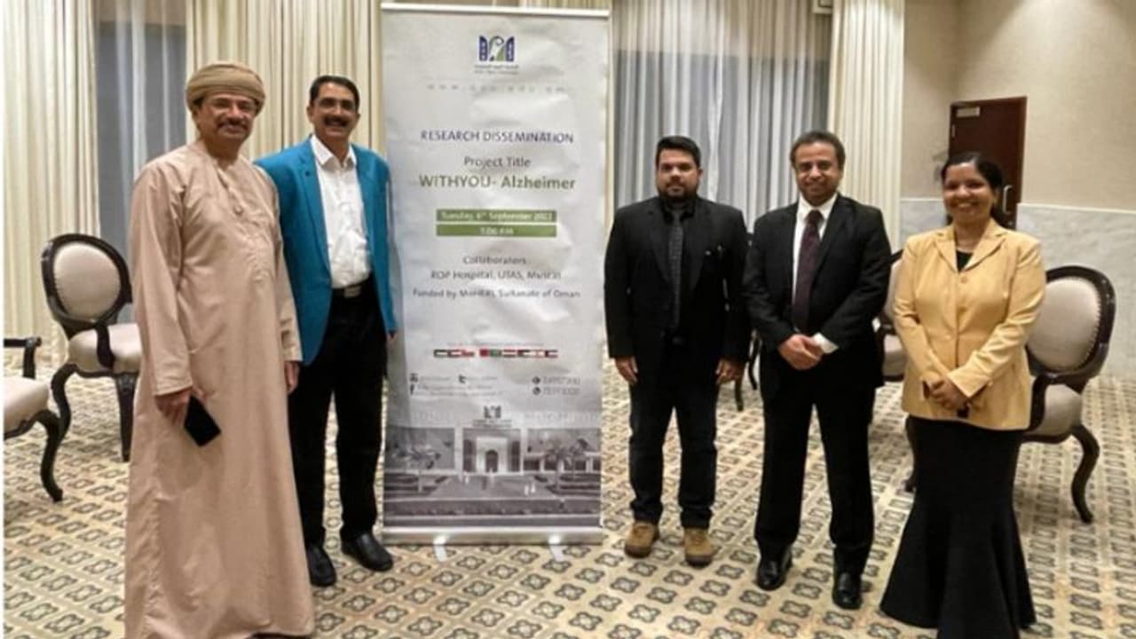 അൽഷിമേഴ്സ് രോഗനിർണയത്തിന് നൂതന സാങ്കേതിക വിദ്യയുമായി ഒമാനിലെ മലയാളി ഗവേഷകർ അൽഷിമേഴ്സ് രോഗനിർണയത്തിന് നൂതന സാങ്കേതിക വിദ്യയുമായി ഒമാനിലെ മലയാളി ഗവേഷകർ