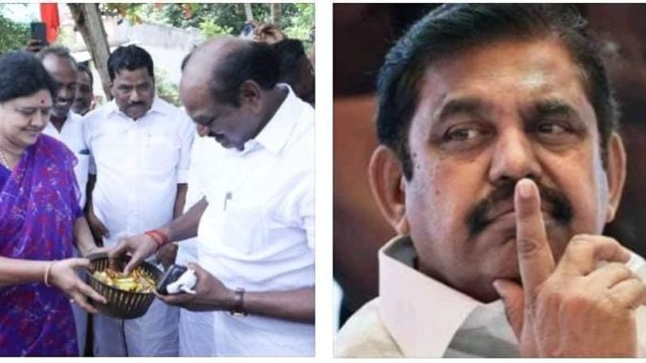 சசிகலாவுடன் ஓபிஎஸ் அணியின் முதல் சந்திப்பு... அதிர்ச்சியில் இபிஎஸ் சசிகலாவுடன் ஓபிஎஸ் அணியின் முதல் சந்திப்பு... அதிர்ச்சியில் இபிஎஸ்