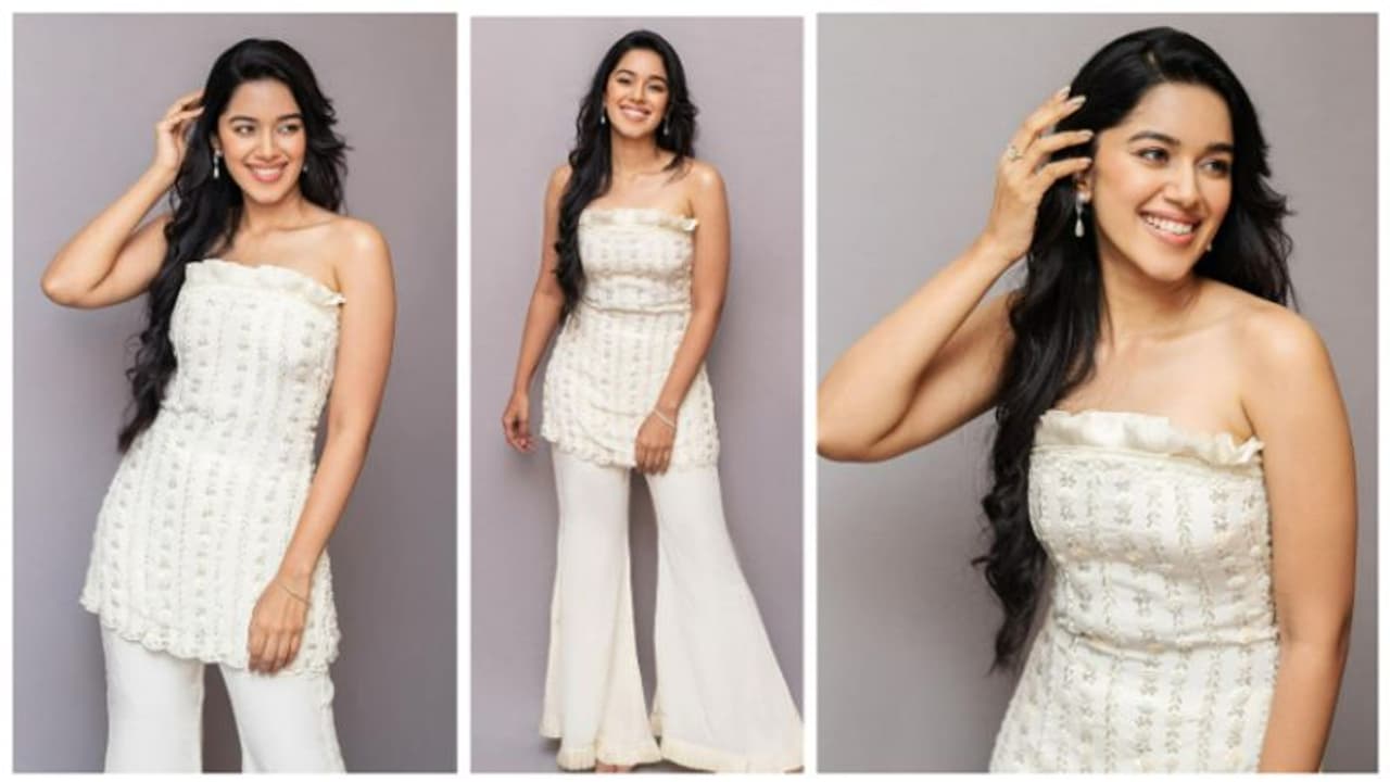 அழகின் தேவதையாய் மிளிரும் மிர்னாலினி ரவி...கோப்ரா நாயகியின் க்யூட் போட்டோஸ்