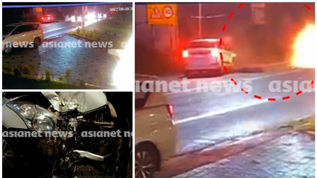 തലസ്ഥാനത്ത് കുതിച്ചെത്തിയ ബൈക്ക് കാറിലിടിച്ചു; യുവാവ് തൽക്ഷണം മരിച്ചു, ബൈക്ക് കത്തിയമർന്നു; സിസിടിവി ദൃശ്യം തലസ്ഥാനത്ത് കുതിച്ചെത്തിയ ബൈക്ക് കാറിലിടിച്ചു; യുവാവ് തൽക്ഷണം മരിച്ചു, ബൈക്ക് കത്തിയമർന്നു; സിസിടിവി ദൃശ്യം