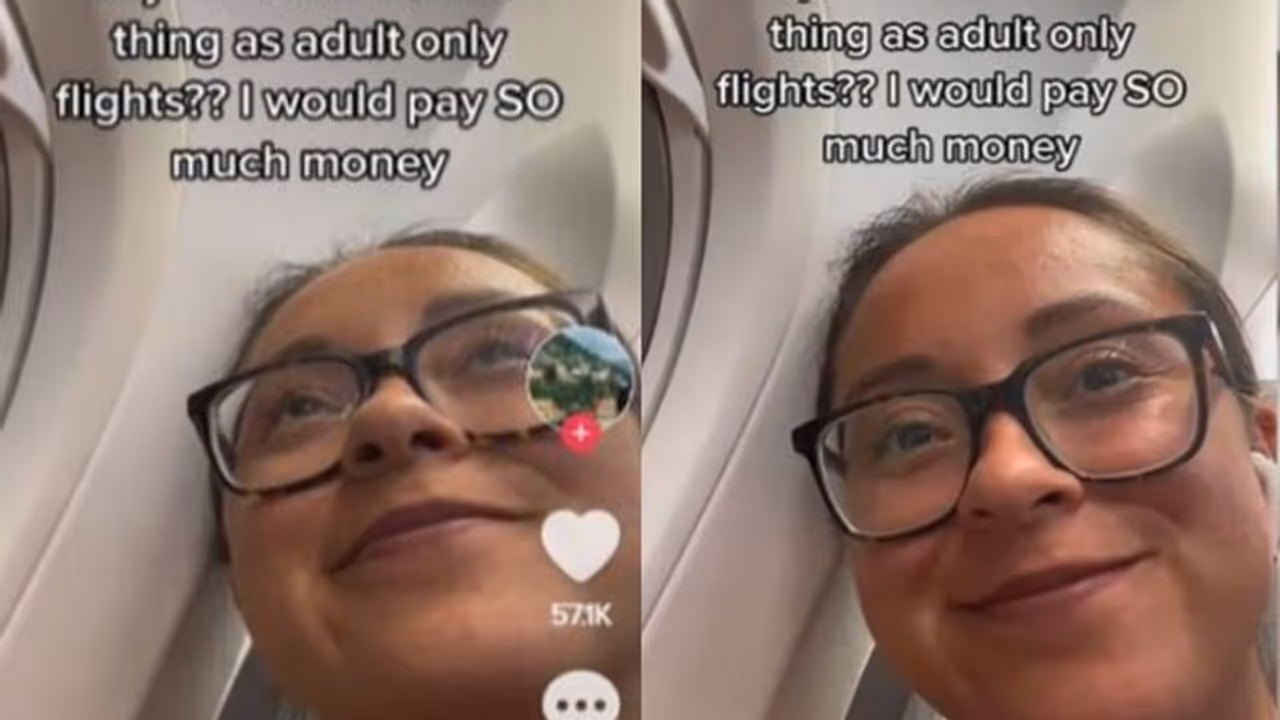 യാത്രയിലുടനീളം കുട്ടിയുടെ കരച്ചില്‍; മുതിർന്നവർക്ക് പ്രത്യേക വിമാനം വേണമെന്ന് യുവതി: വിമർശനം