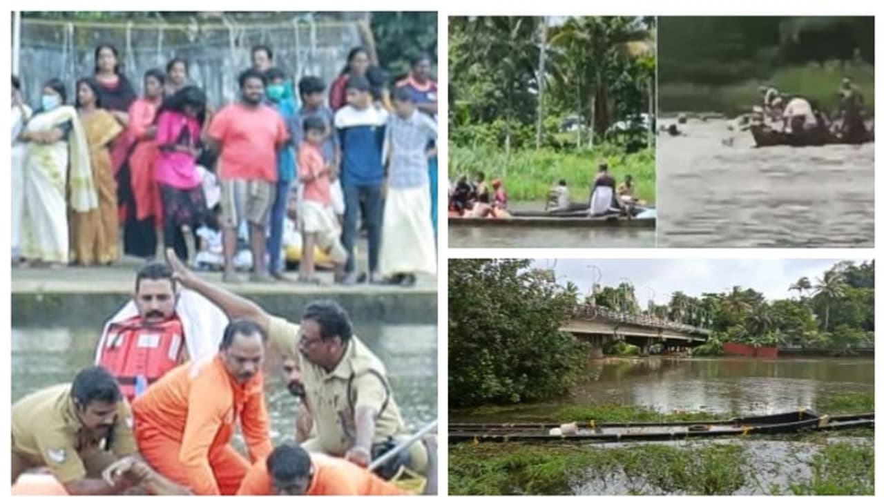 വള്ളംകളിക്കായി പോയ പള്ളിയോടം മറിഞ്ഞ് അപകടം: രണ്ട് പേരുടെ മൃതദേഹങ്ങള്‍ കണ്ടെടുത്തു