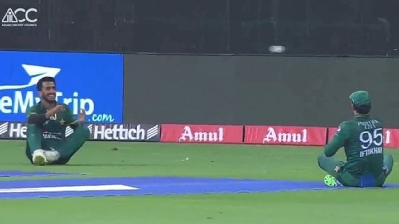 കൂട്ടിയിടിക്കാതെ രക്ഷപ്പെട്ടു! പിന്നാലെ ഇഫ്തികറിനൊപ്പം ഹാസന്‍ അലിയുടെ രസകരമായ ആഘോഷം വീഡിയോ കാണാം