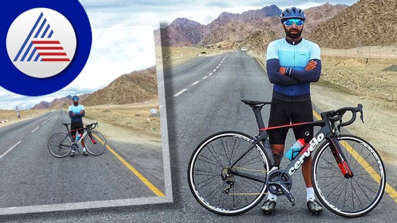 30 ಗಂಟೆಗಳಲ್ಲಿ ಲೇಹ್ ಟು ಮನಾಲಿ ಸವಾರಿ, ಕಾಶ್ಮೀರಿ ಸೈಕ್ಲಿಸ್ಟ್ ವಿಶ್ವ ದಾಖಲೆ ಯತ್ನ