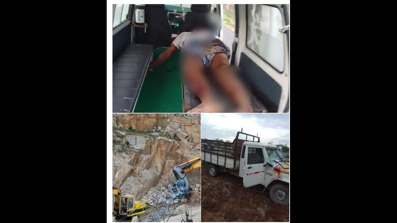 கல்குவாரிக்கு எதிராக புகார்...! லாரியை ஏற்றி கொலை... துடி துடித்து பலியான விவசாயி கல்குவாரிக்கு எதிராக புகார்...! லாரியை ஏற்றி கொலை... துடி துடித்து பலியான விவசாயி