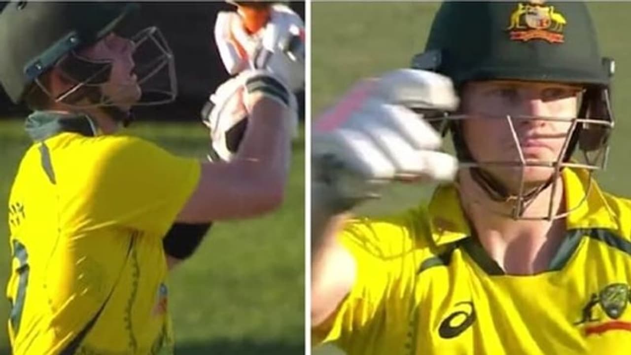 നീഷമിനെതിരെ കൂറ്റന്‍ സിക്‌സ്; പിന്നാലെ ഫ്രീ ഹിറ്റ് വേണമെന്ന് അംപയറോട് സ്മിത്ത് വൈറല്‍ വീഡിയോ