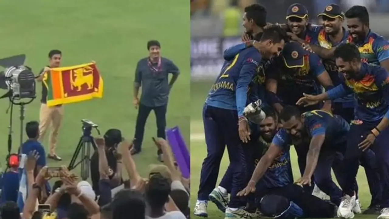 ശ്രീലങ്ക അര്‍ഹിക്കുന്നു! പാകിസ്ഥാന്റെ തോല്‍വി, ലങ്കന്‍ പതാക വീശി ആഘോഷിച്ച് ഗൗതം ഗംഭീര്‍ എംപി വീഡിയോ