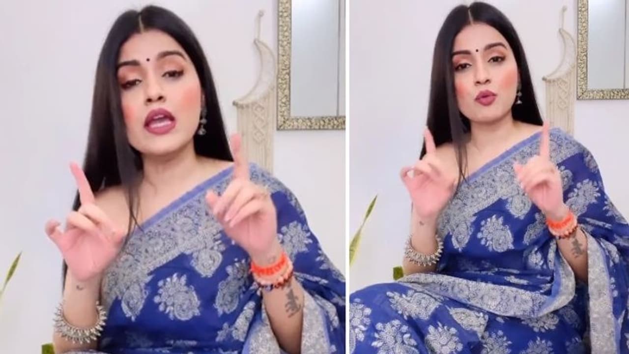 'ബ്ലൗസ്' ധരിക്കാതെ ജ്യോതിഷഫലം അവതരണം; 'ഫണ്ട് റൈസിംഗ്' നടത്തി ട്രോൾ