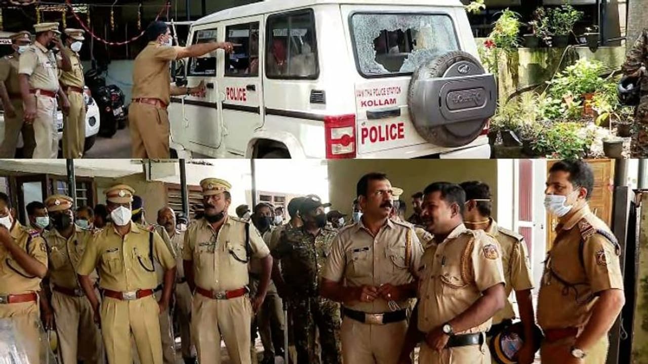 കൊല്ലം കോടതിയിൽ അഭിഭാഷകരും പൊലീസുകാരും തമ്മിൽ സംഘർഷം: പൊലീസ് ജീപ്പ് തകർത്തു കൊല്ലം കോടതിയിൽ അഭിഭാഷകരും പൊലീസുകാരും തമ്മിൽ സംഘർഷം: പൊലീസ് ജീപ്പ് തകർത്തു