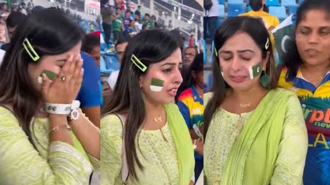 പാക്കിസ്ഥാനല്ലെങ്കില് ഇന്ത്യയെങ്കിലും ജയിച്ചാല് മതിയായിരുന്നു, പൊട്ടിക്കരഞ്ഞ് വിരാട് കോലിയുടെ പാക് ആരാധിക പാക്കിസ്ഥാനല്ലെങ്കില് ഇന്ത്യയെങ്കിലും ജയിച്ചാല് മതിയായിരുന്നു, പൊട്ടിക്കരഞ്ഞ് വിരാട് കോലിയുടെ പാക് ആരാധിക