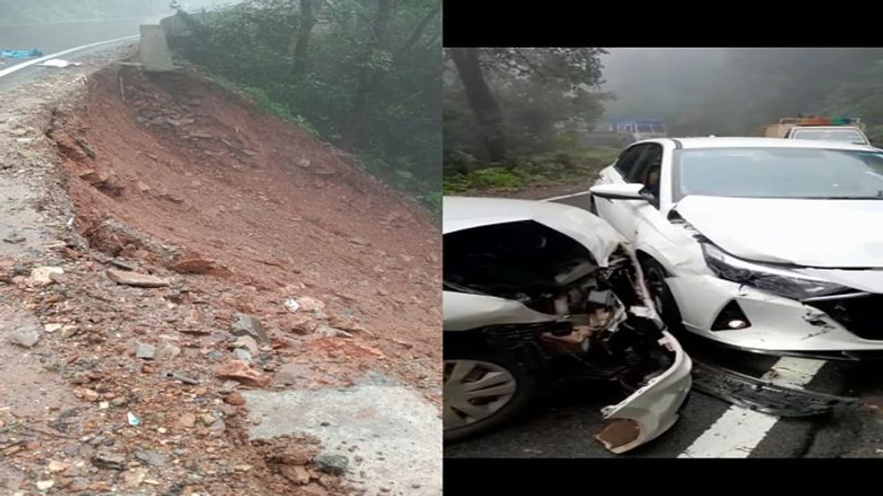 ಚಿಕ್ಕಮಗಳೂರಿನಲ್ಲೂ ನಿರಂತರ ಮಳೆ: ಚಾರ್ಮಾಡಿ ಘಾಟಿಯಲ್ಲಿ ಭೂ ಕುಸಿತ! ಚಿಕ್ಕಮಗಳೂರಿನಲ್ಲೂ ನಿರಂತರ ಮಳೆ: ಚಾರ್ಮಾಡಿ ಘಾಟಿಯಲ್ಲಿ ಭೂ ಕುಸಿತ!