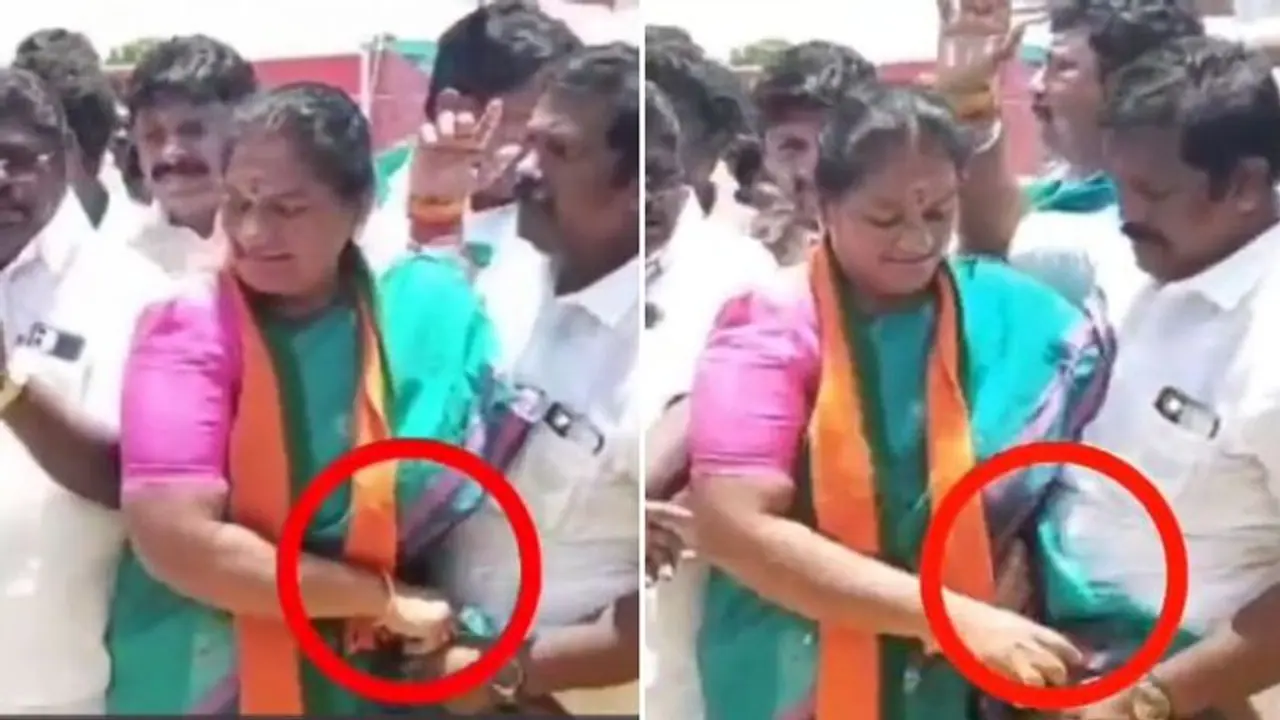 ‘அந்த’ இடத்தில் கைவைத்த பாஜக பொதுச்செயலாளர்.. சசிகலா புஷ்பாவிற்கு நடந்தது என்ன ? சர்ச்சையில் பாஜக! ‘அந்த’ இடத்தில் கைவைத்த பாஜக பொதுச்செயலாளர்.. சசிகலா புஷ்பாவிற்கு நடந்தது என்ன ? சர்ச்சையில் பாஜக!