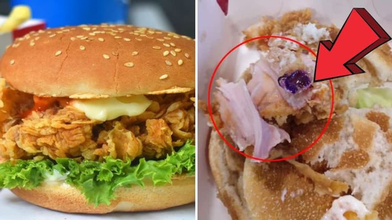 KFCயில் வாங்கிய பர்கரில் கிடந்த கையுறை.. வாடிக்கையாளர் அதிர்ச்சி பரபரப்பு சம்பவம் ! KFCயில் வாங்கிய பர்கரில் கிடந்த கையுறை.. வாடிக்கையாளர் அதிர்ச்சி பரபரப்பு சம்பவம் !