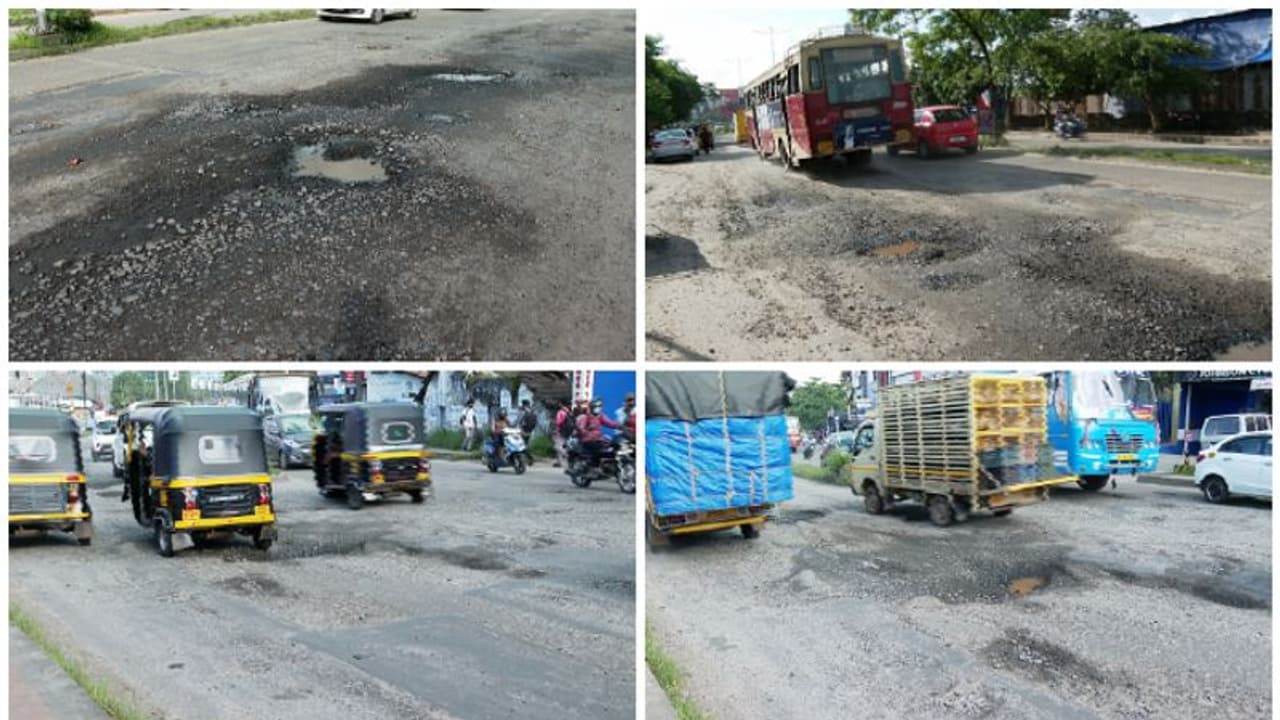 അറ്റകുറ്റപ്പണിക്ക് ആയുസ് ഒരു മാസം , തൃശ്ശൂർ ശക്തൻ നഗറിലെ റോഡുകൾ വീണ്ടും പൊട്ടിപ്പൊളിഞ്ഞു അറ്റകുറ്റപ്പണിക്ക് ആയുസ് ഒരു മാസം , തൃശ്ശൂർ ശക്തൻ നഗറിലെ റോഡുകൾ വീണ്ടും പൊട്ടിപ്പൊളിഞ്ഞു