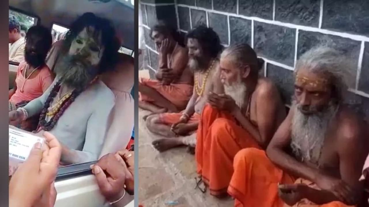 കുട്ടികളെ തട്ടിക്കൊണ്ട് പോവാൻ എത്തിയെന്ന് സംശയം; മഹാരാഷ്ട്രയിൽ സന്യാസിമാർക്ക് മർദ്ദനം