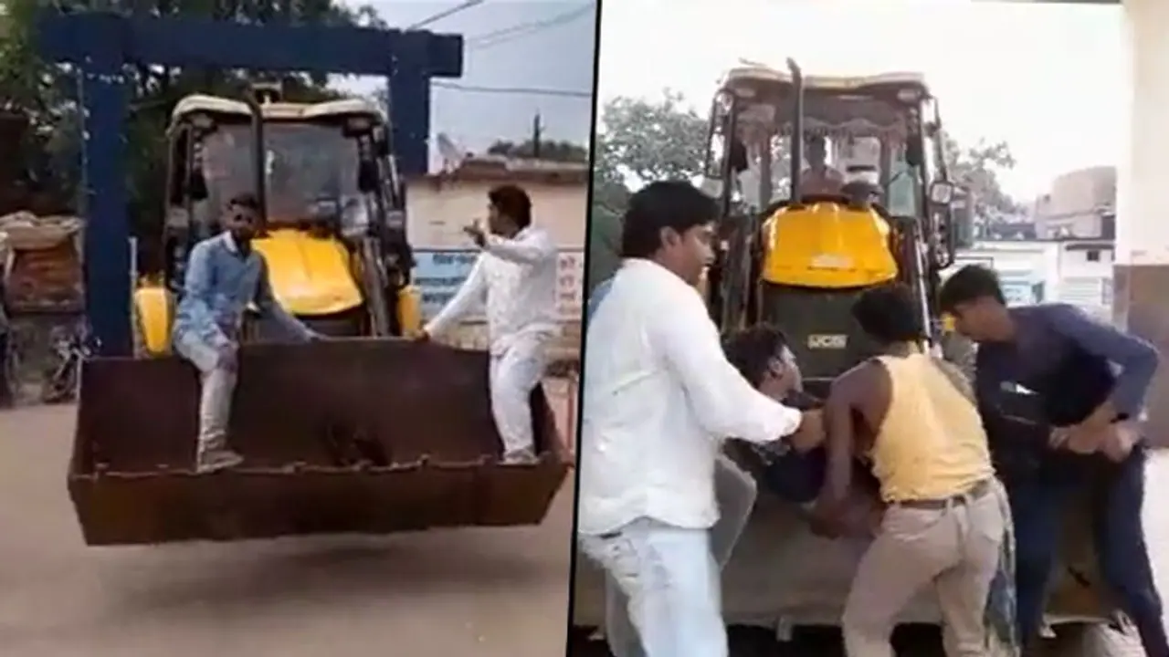Accident victim taken to hospital in JCB after ambulance gets delayed in Madhya Pradesh; watch video