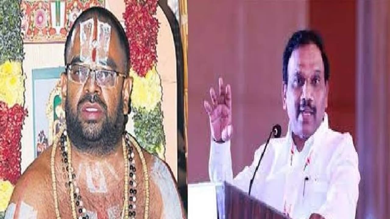 இந்துக்கள் குறித்து சர்ச்சை பேச்சு… ஆ.ராசாவுக்கு ஸ்ரீவில்லிபுத்தூர் ஆண்டாள் கோவில் ஜீயர் கண்டனம்!! இந்துக்கள் குறித்து சர்ச்சை பேச்சு… ஆ.ராசாவுக்கு ஸ்ரீவில்லிபுத்தூர் ஆண்டாள் கோவில் ஜீயர் கண்டனம்!!