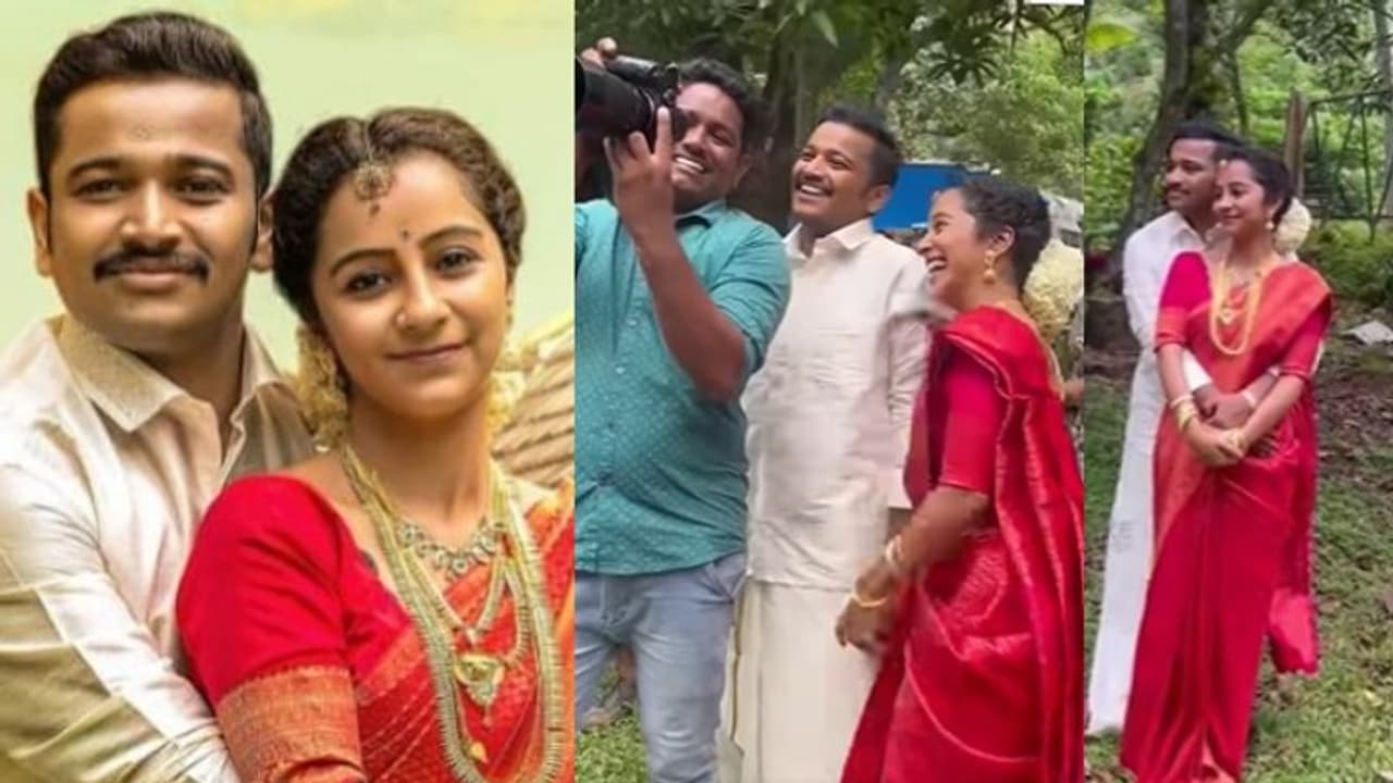 കല്യാണ വേഷത്തിൽ ബേസിലും ദർശനയും; ചിരിപ്പിച്ച് 'ജയ ജയ ജയ ജയ ഹേ' മേക്കിംഗ് വീഡിയോ കല്യാണ വേഷത്തിൽ ബേസിലും ദർശനയും; ചിരിപ്പിച്ച് 'ജയ ജയ ജയ ജയ ഹേ' മേക്കിംഗ് വീഡിയോ