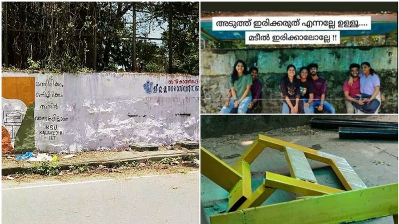 വിവാദ ബസ് കാത്തിരിപ്പ് കേന്ദ്രം പൊളിച്ച് നീക്കി കോർപ്പറേഷൻ; ജെൻഡർ ന്യൂട്രൽ കാത്തിരിപ്പ് കേന്ദ്രം നിർമിക്കും