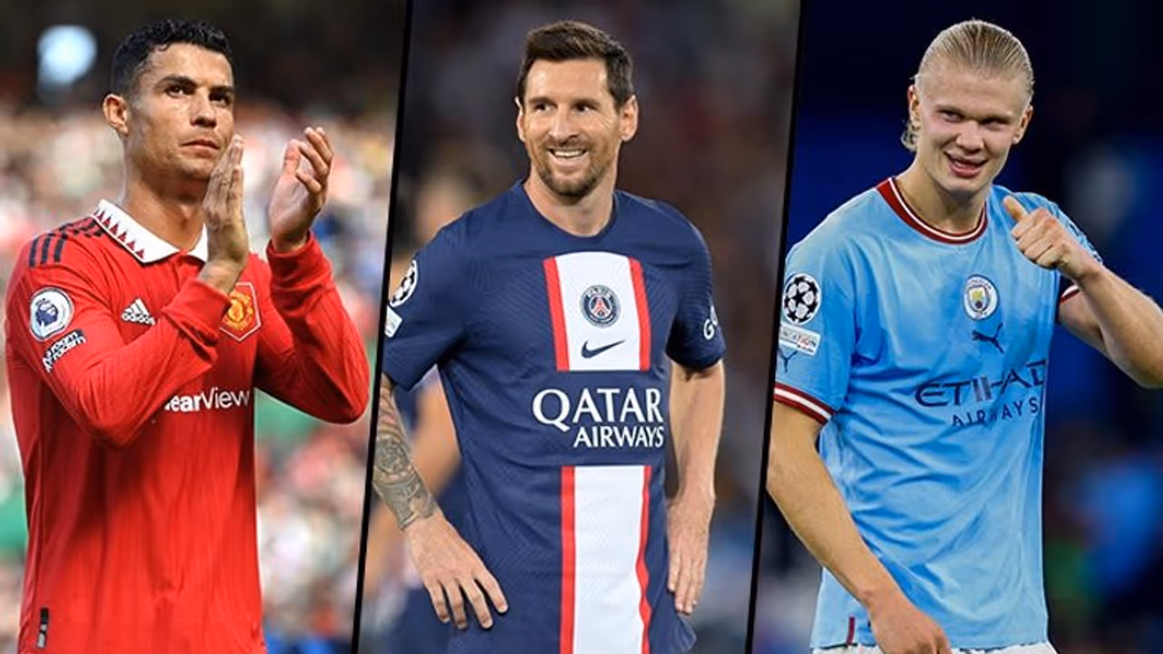 Ronaldo, Messi or Haaland: Which striker has the best goals per game ratio in Champions League?