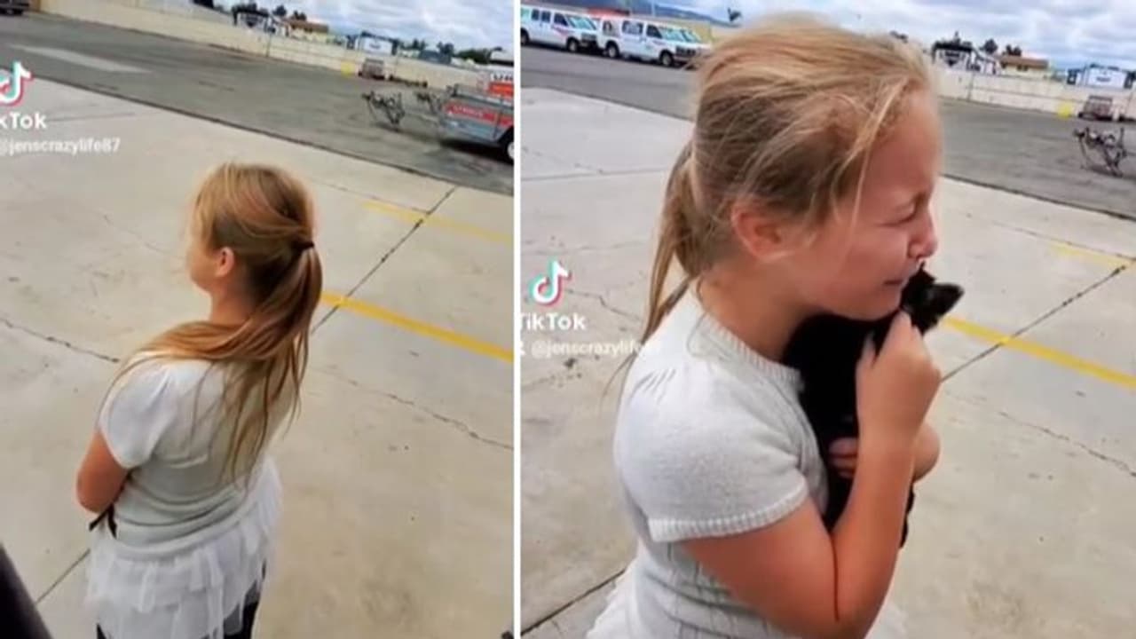 പിറന്നാൾ സമ്മാനം കണ്ട് പൊട്ടിക്കരയുന്ന പെൺകുട്ടി; ഹൃദയം തൊടും ഈ കാഴ്ച