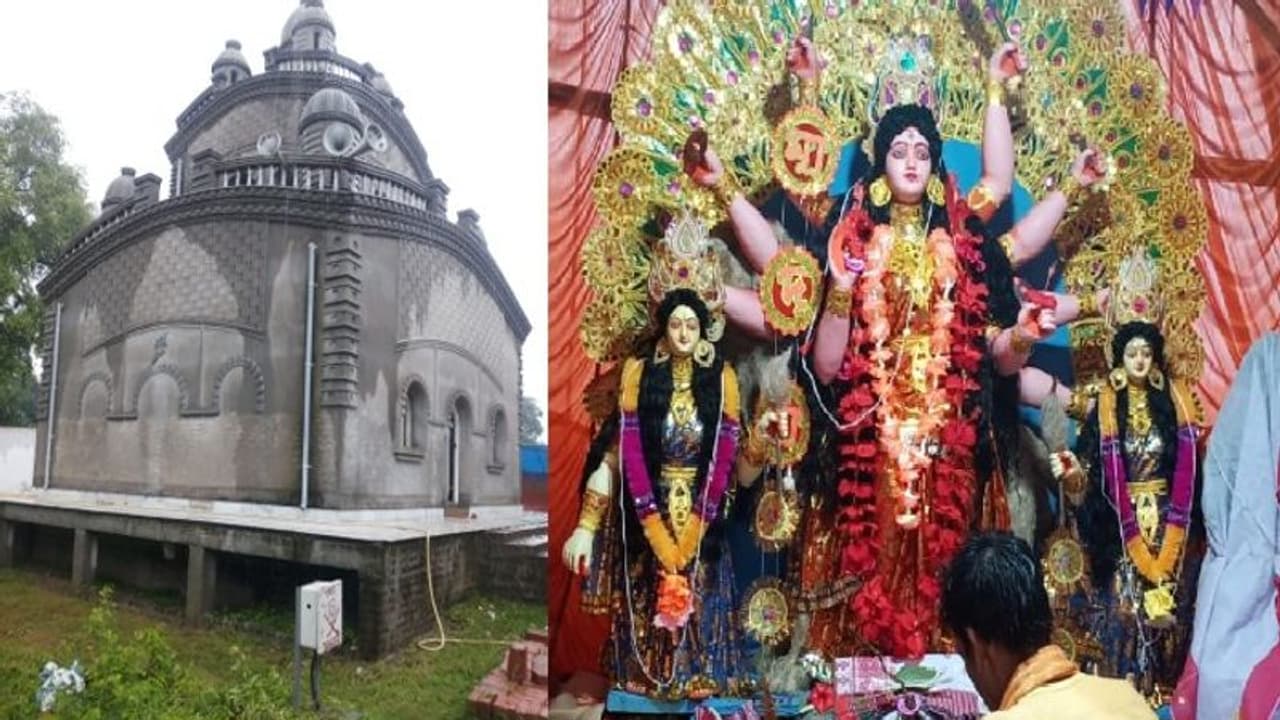 মহালয়াতেই নবমী নিশি! ‘মা’ নয়, কুমারী দুর্গা সখী সহযোগে বছরে মাত্র একদিন আসেন বার্নপুরের ধেনুয়া গ্রামে