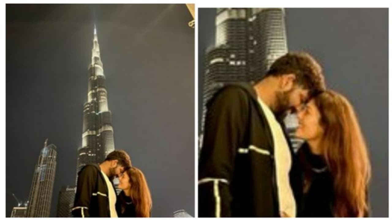 புர்ஜ் கலிஃபா கோபுரம் முன்பு பிறந்தநாளை கொண்டாடிய விக்னேஷ் சிவன்!