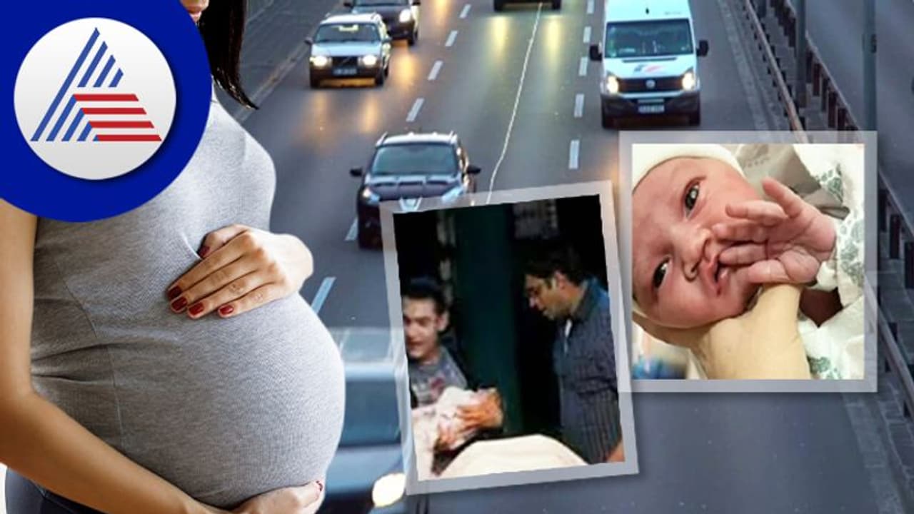 ಹೆದ್ದಾರಿಯಲ್ಲೇ ಹೆರಿಗೆ, ಫೋನ್ ಚಾರ್ಜರ್ನಿಂದ ಹೊಕ್ಕುಳ ಬಳ್ಳಿ ಕಟ್ಟಿದ ತಂದೆ ! ಹೆದ್ದಾರಿಯಲ್ಲೇ ಹೆರಿಗೆ, ಫೋನ್ ಚಾರ್ಜರ್ನಿಂದ ಹೊಕ್ಕುಳ ಬಳ್ಳಿ ಕಟ್ಟಿದ ತಂದೆ !