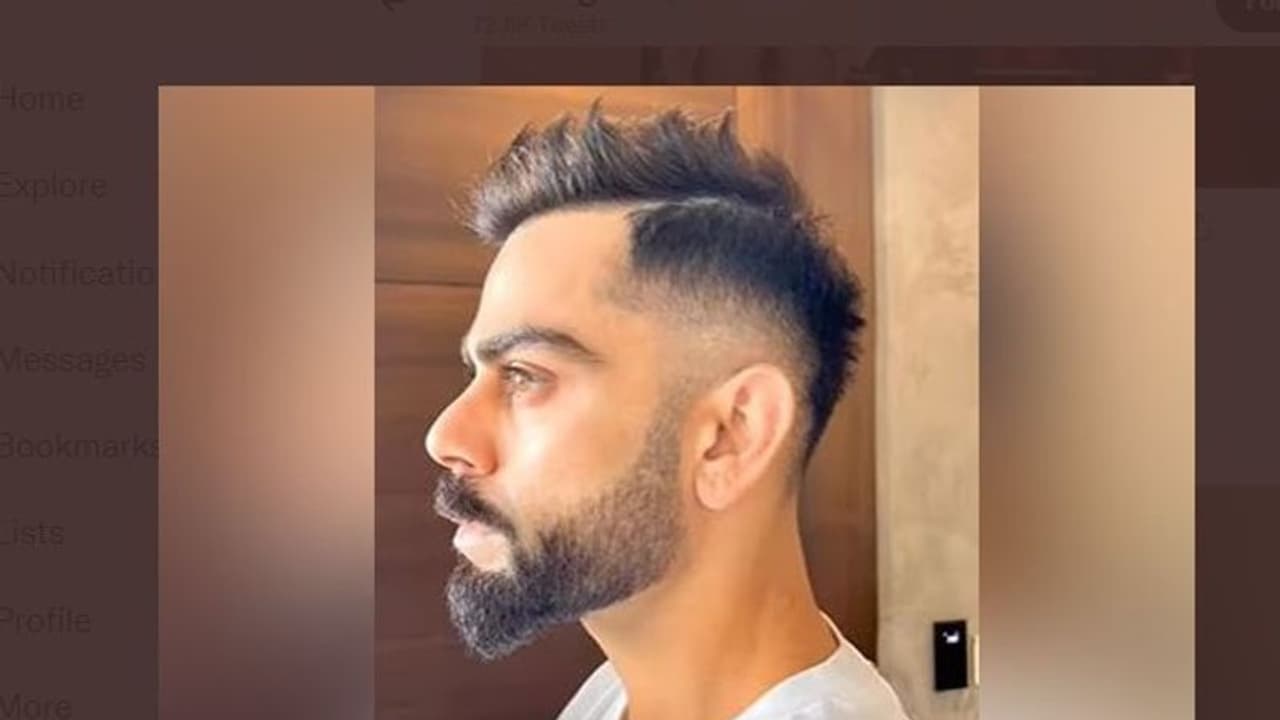 हेयर आर्टिस्ट ने लिखा 'न्यू लुक फॉर किंग कोहली', फैंस बोले 'सारे बाल उड़ा दो, पाकिस्तान से हारना नहीं भाई' 