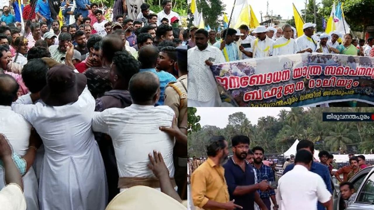 വിഴിഞ്ഞം തുറമുഖ സമരം 100ാം ദിനം, കരയിലും കടലിലും പ്രതിഷേധം,തീരദേശപാതയിൽ ഗതാഗതം തടസപ്പെട്ടേക്കും