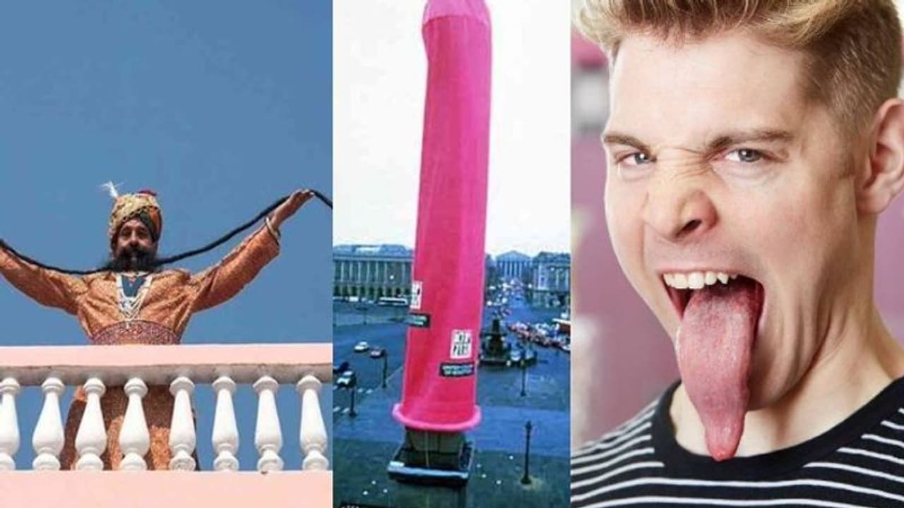 ഭീമൻ കോണ്ടം മുതൽ നീളൻ മീശ വരെ; വിചിത്രമായ റെക്കോർഡുകൾ