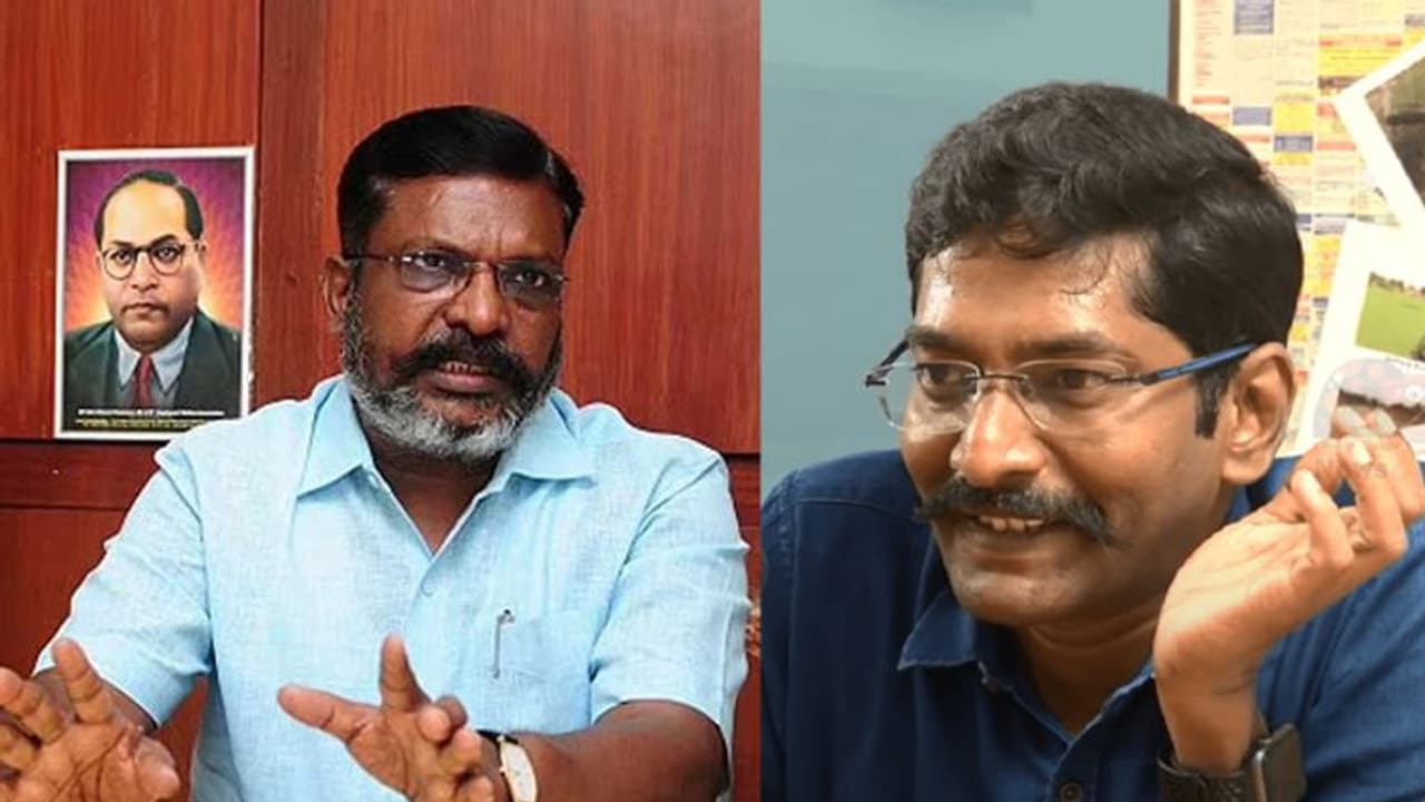 பாதிக்கப்பட்ட நீதிபதியே தீர்ப்பு வழங்குவதா? இது பழிவாங்கும் செயல்! சவுக்கு சங்கரை ரிலீஸ் பண்ணுங்க.. திருமா..! பாதிக்கப்பட்ட நீதிபதியே தீர்ப்பு வழங்குவதா? இது பழிவாங்கும் செயல்! சவுக்கு சங்கரை ரிலீஸ் பண்ணுங்க.. திருமா..!