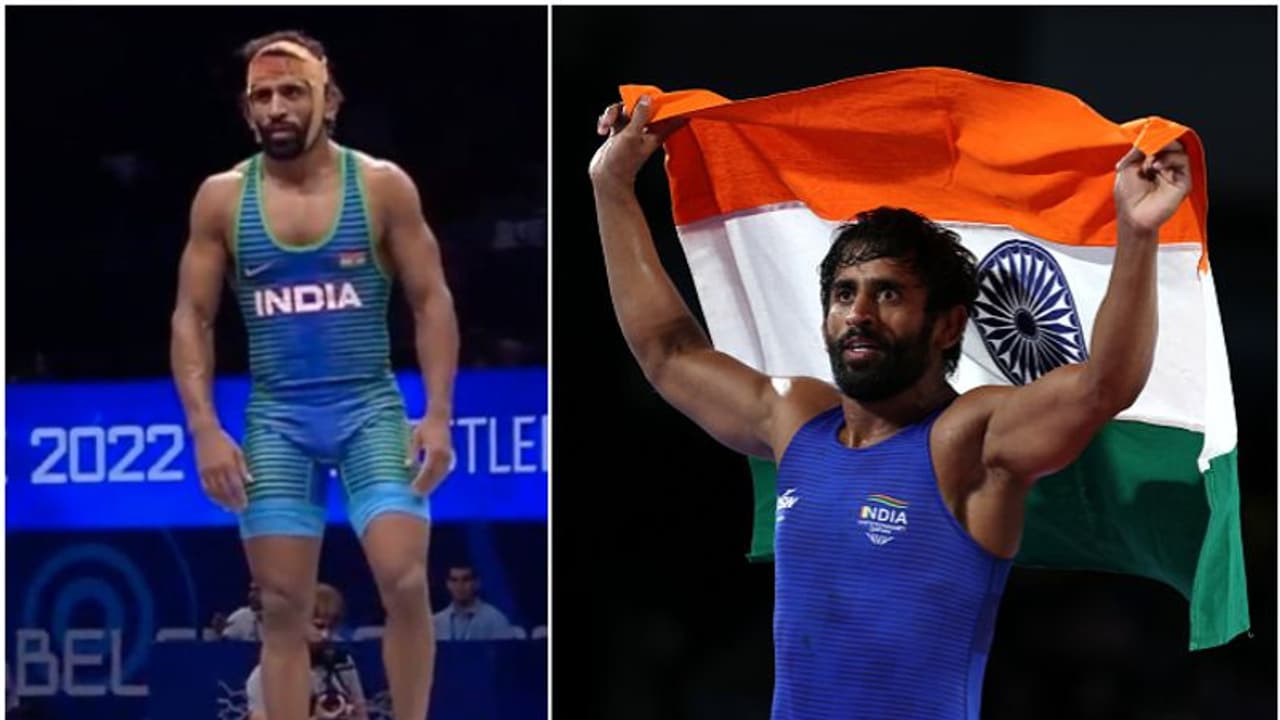 মাথা ফেটে রক্তারক্তি কাণ্ড, কোয়ার্টার ফাইনালে হার, তারপরও বিশ্ব চ্যাম্পিয়নশিপে ব্রোঞ্জ জয় বজরং পুনিয়ার মাথা ফেটে রক্তারক্তি কাণ্ড, কোয়ার্টার ফাইনালে হার, তারপরও বিশ্ব চ্যাম্পিয়নশিপে ব্রোঞ্জ জয় বজরং পুনিয়ার