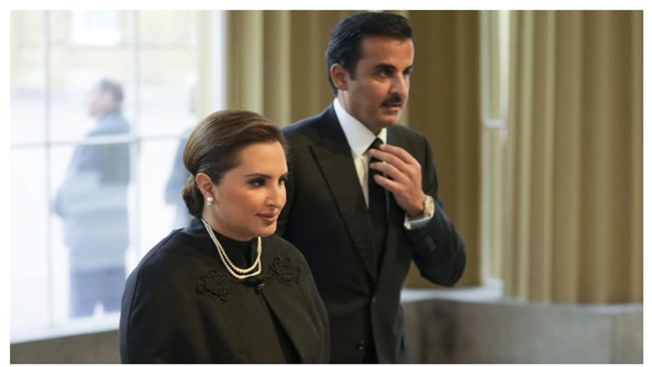 എലിസബത്ത് രാജ്ഞിയുടെ സംസ്കാര ചടങ്ങുകളില് പങ്കെടുക്കാന് ഖത്തര് അമീറും പത്നിയും ലണ്ടനില് എലിസബത്ത് രാജ്ഞിയുടെ സംസ്കാര ചടങ്ങുകളില് പങ്കെടുക്കാന് ഖത്തര് അമീറും പത്നിയും ലണ്ടനില്