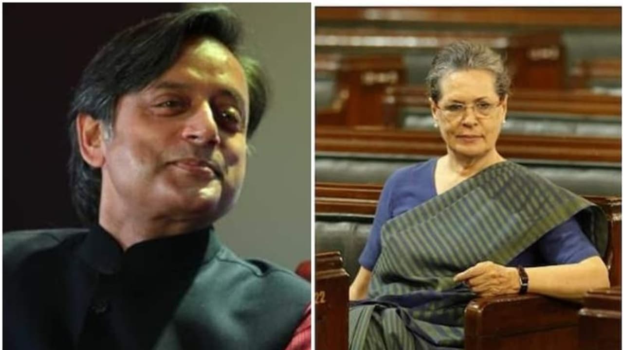 തരൂരിനെ അഭിനന്ദിച്ച് സോണിയ, വിളിച്ചു വരുത്തി ചര്ച്ച നടത്തി: പുതിയ നേതൃത്വത്തിൽ റോൾ പ്രതീക്ഷിച്ച് തരൂര് തരൂരിനെ അഭിനന്ദിച്ച് സോണിയ, വിളിച്ചു വരുത്തി ചര്ച്ച നടത്തി: പുതിയ നേതൃത്വത്തിൽ റോൾ പ്രതീക്ഷിച്ച് തരൂര്