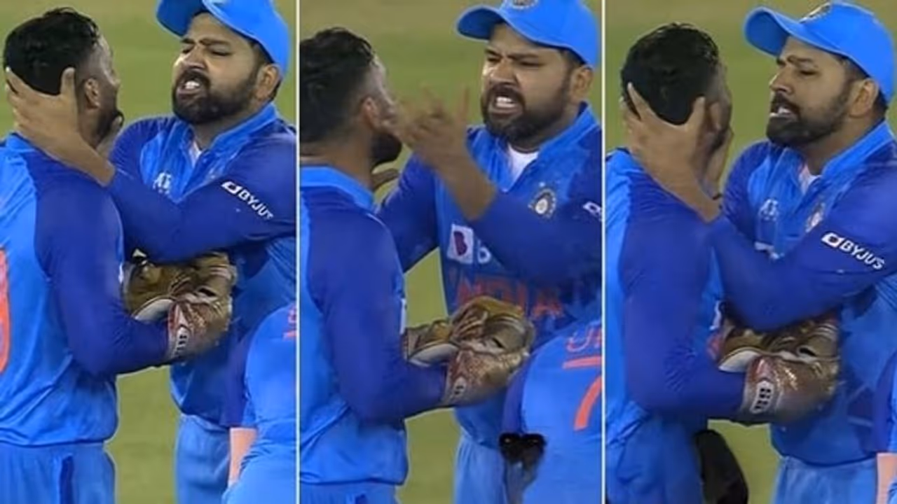 രോഹിത്, കാര്‍ത്തികിനെ കഴുത്തിന് പിടിച്ച സംഭവം; പിന്നില്‍ കാരണമുണ്ട്, വ്യക്തമാക്കി സൂര്യകുമാര്‍ യാദവ്