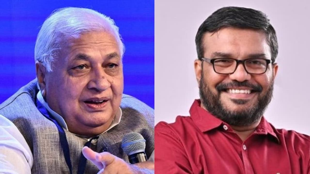 മന്ത്രി എം.ബി.രാജേഷും ചീഫ് സെക്രട്ടറിയും ഗവര്‍ണറെ ആരിഫ് മുഹമ്മദ് ഖാനെ കണ്ടു