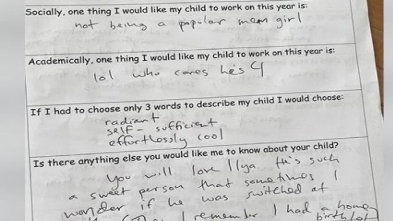 बच्चे के बारे में स्कूली प्रबंधन ने मां से पूछे कुछ सवाल, जवाब पढ़िए आपका दिल भी हो जाएगा खुश बच्चे के बारे में स्कूली प्रबंधन ने मां से पूछे कुछ सवाल, जवाब पढ़िए आपका दिल भी हो जाएगा खुश