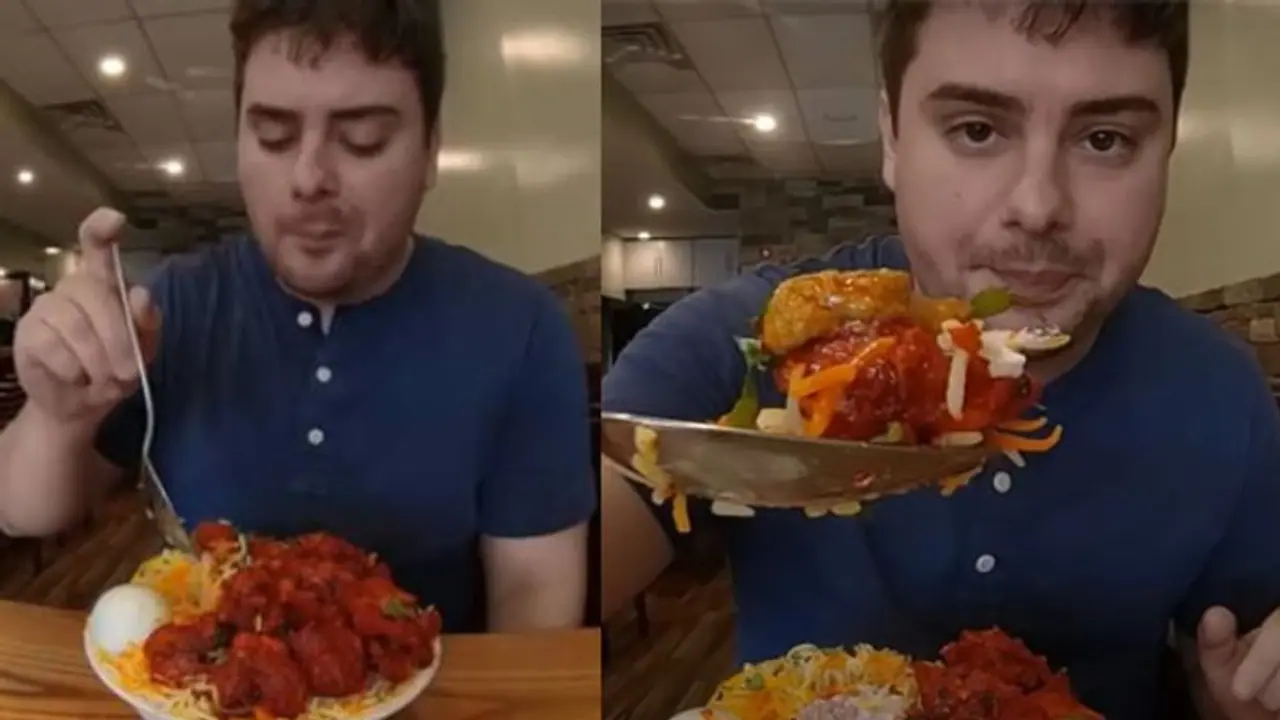 ഹൈദരാബാദി ബിരിയാണിയും കഴിച്ച് തെലുങ്കും സംസാരിച്ച് യുഎസ് യൂട്യൂബര്‍; വീഡിയോ