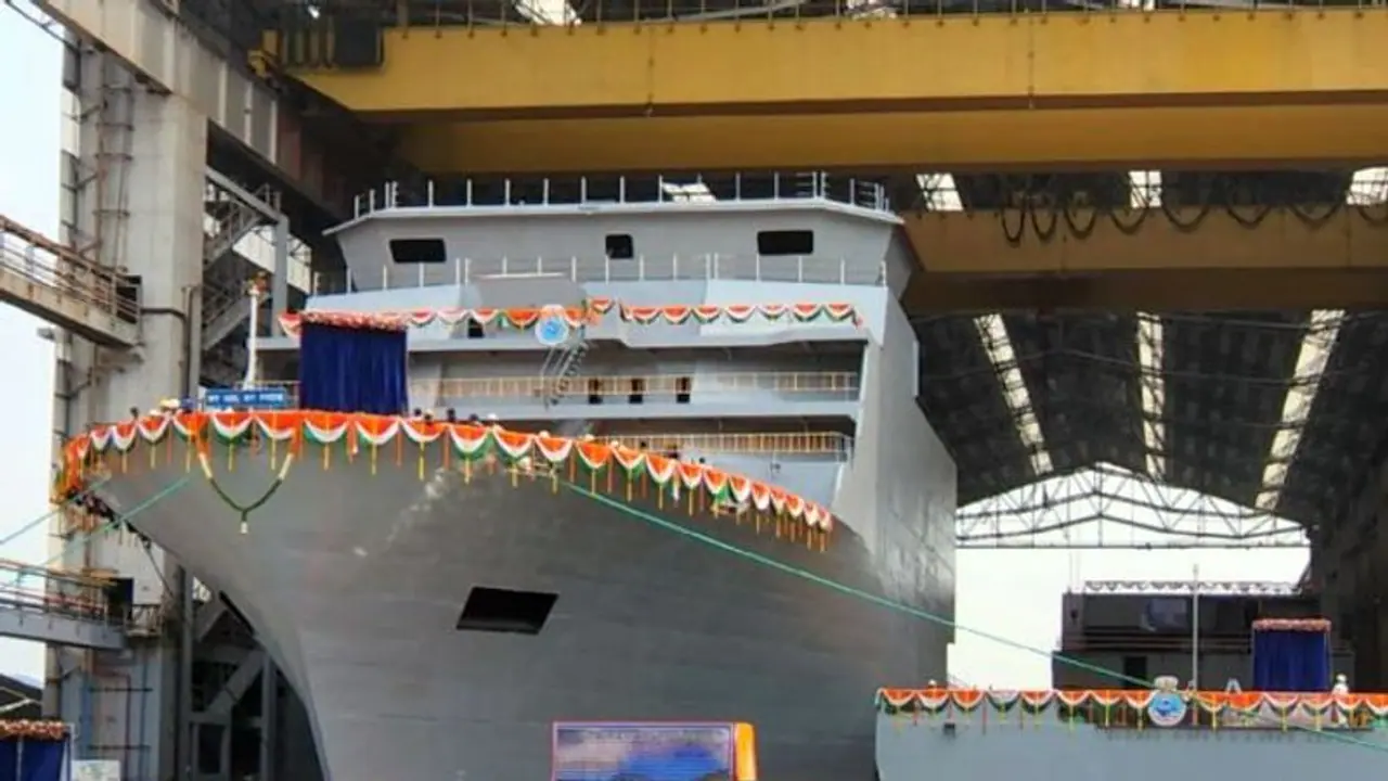 Indian Navy launches two Diving Support Vessels Nistar and Nipun Indian Navy launches two Diving Support Vessels Nistar and Nipun