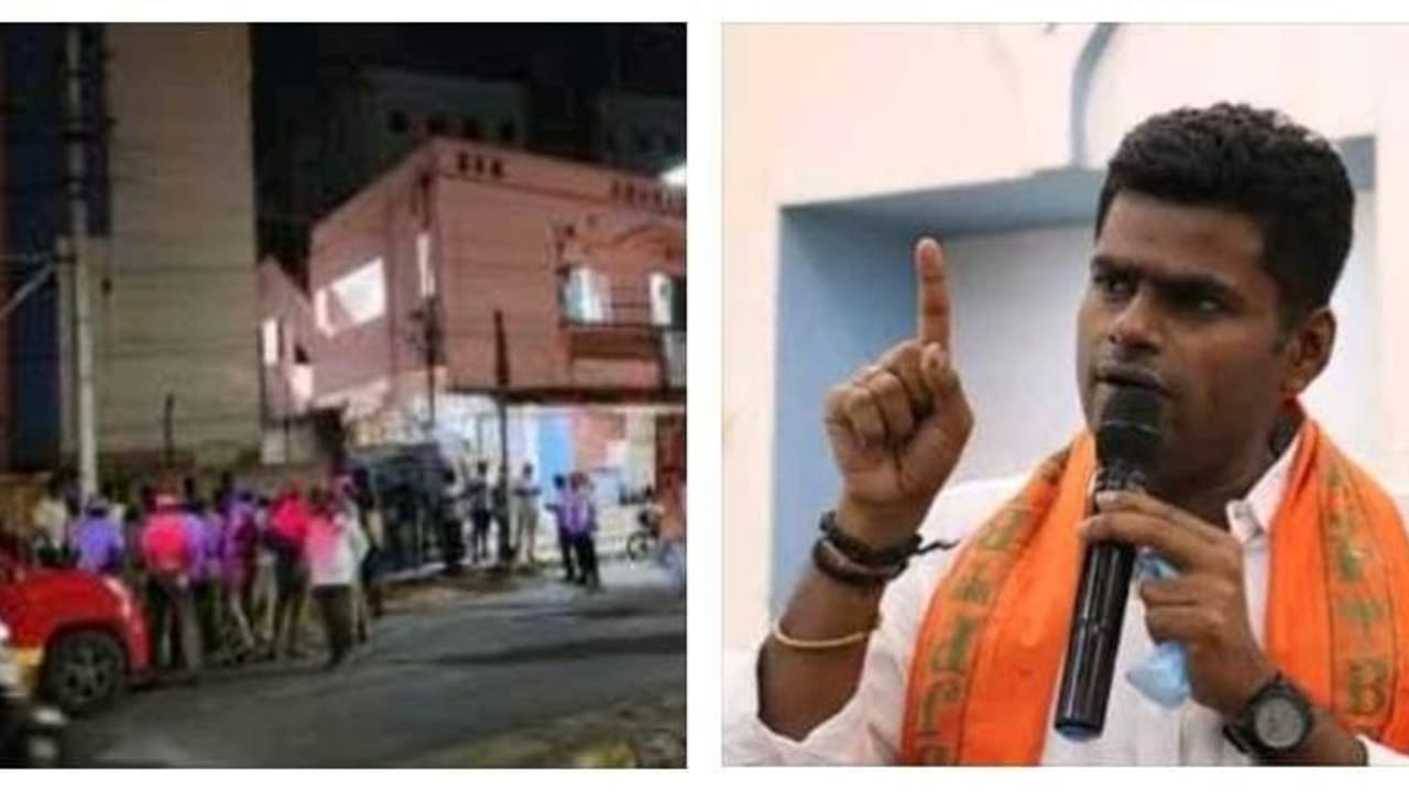 கோவை பாஜக அலுவலகத்தில் பெட்ரோல் குண்டு வீச்சு..! திமுக ஆட்சியில் சட்டம் ஒழுங்கு சீரழிந்துள்ளது...! அண்ணாமலை கோவை பாஜக அலுவலகத்தில் பெட்ரோல் குண்டு வீச்சு..! திமுக ஆட்சியில் சட்டம் ஒழுங்கு சீரழிந்துள்ளது...! அண்ணாமலை