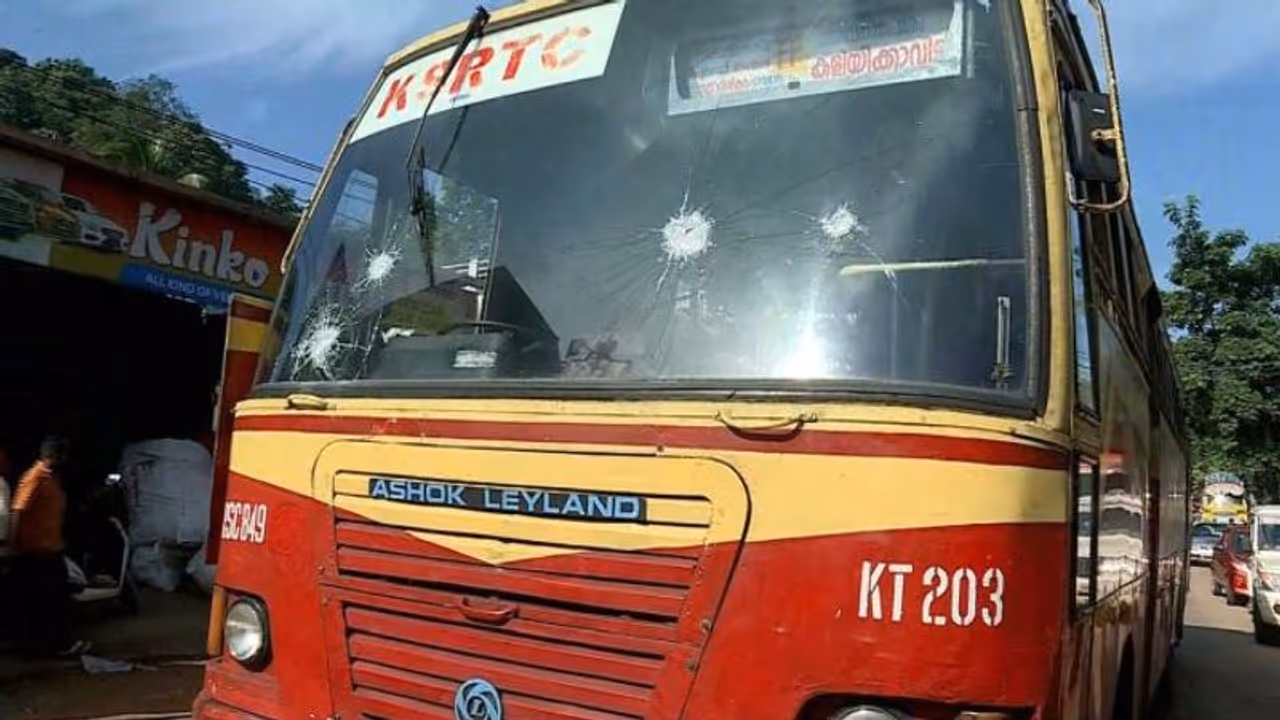 PFI hartal in Kerala turns violent; KSRTC buses, cars pelted with stones, over 100 held PFI hartal in Kerala turns violent; KSRTC buses, cars pelted with stones, over 100 held