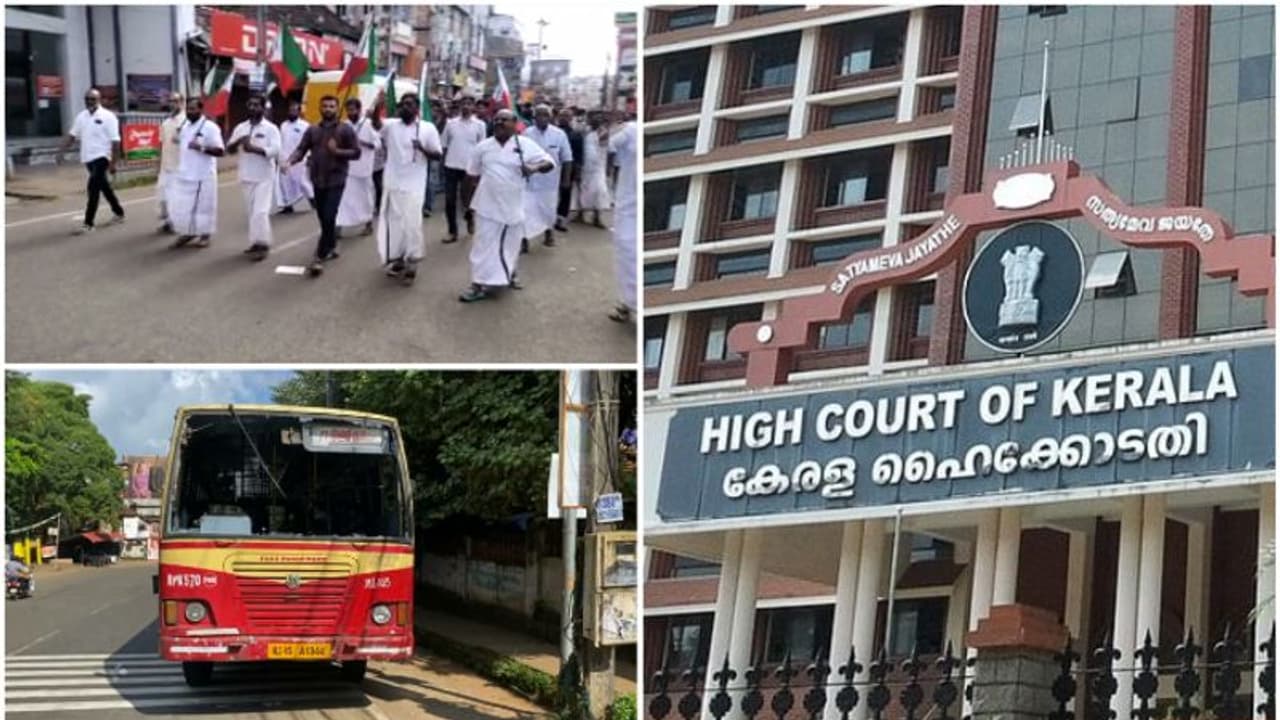 'പൊതുമുതൽ നശിപ്പിച്ചവ‍ര്‍ക്കെതിരെ കേസെടുക്കണം, മിന്നൽ ഹ‍ര്‍ത്താൽ നിയമവിരുദ്ധം; കോടതിയലക്ഷ്യം': ഹൈക്കോടതി