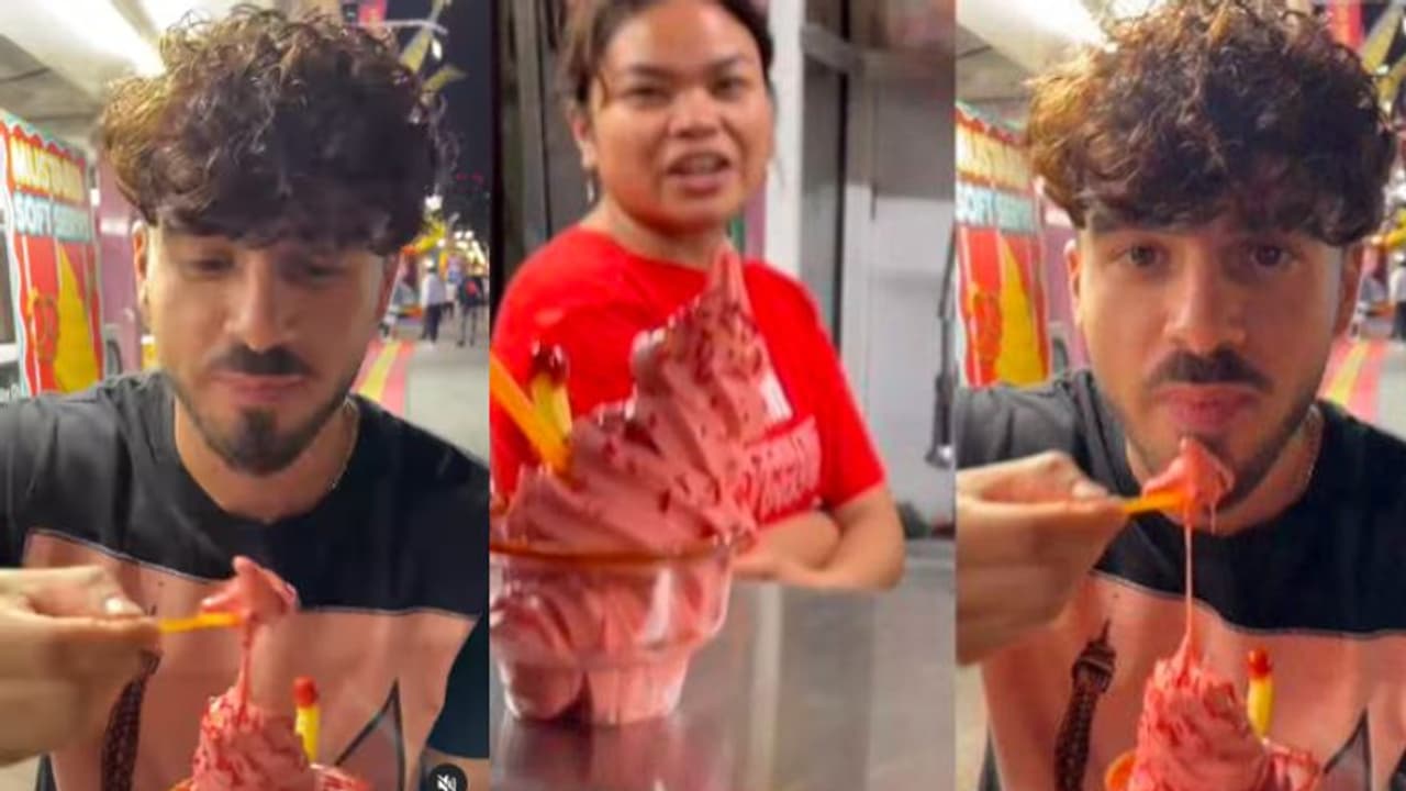 Food Video: കെച്ചപ്പ് കൊണ്ട് ഐസ്‌ക്രീം; ക്രൂരതയെന്ന് സോഷ്യല്‍ മീഡിയ