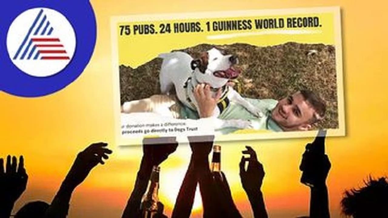 17 ಗಂಟೆಗಳಲ್ಲಿ 67 ಪಬ್‌ಗಳಲ್ಲಿ ಕುಡಿದು Guinness Record..! 