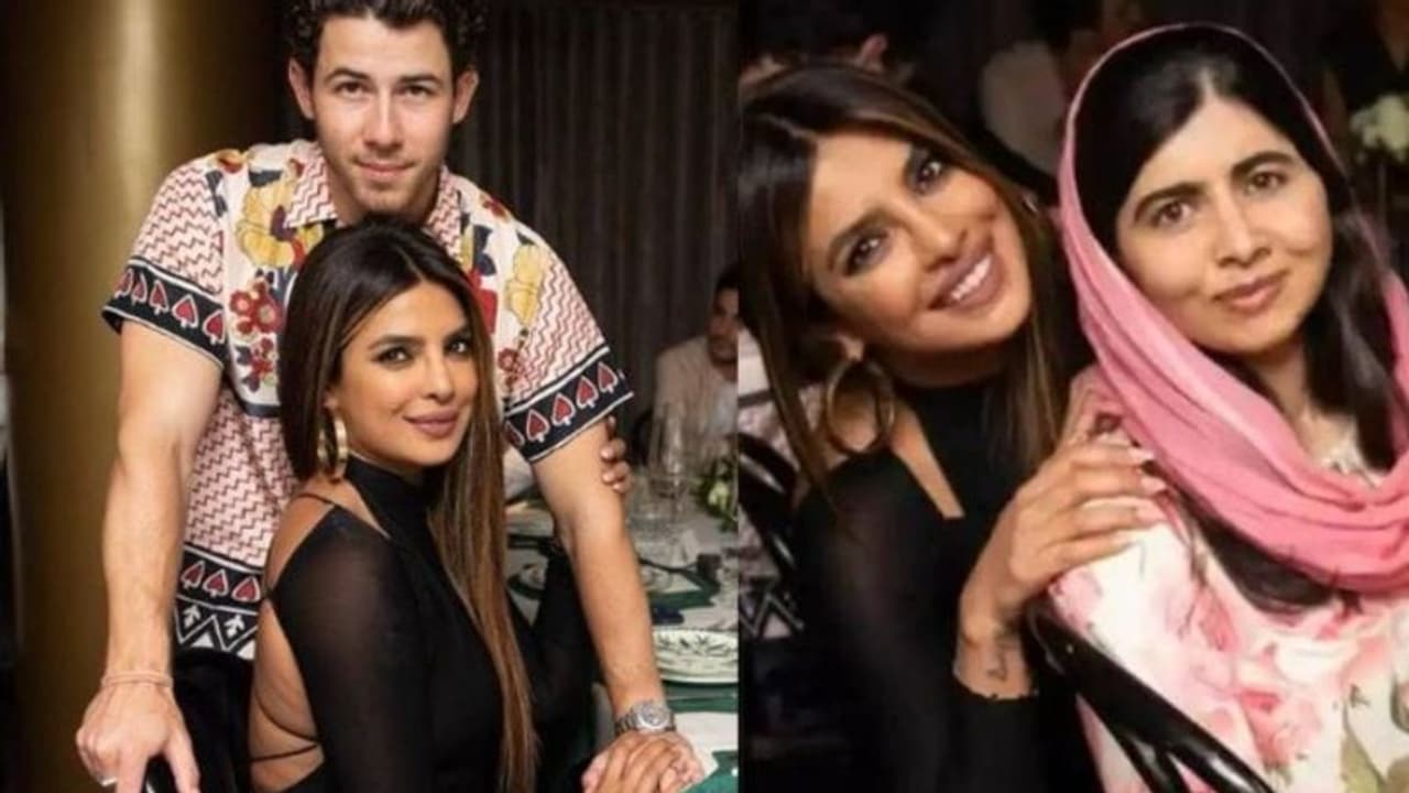 സ്വന്തം റെസ്റ്റോറന്റിലെ അത്താഴ വിരുന്നില് രണ്ട് ലക്ഷം രൂപയുടെ ഡ്രസ്സ് ധരിച്ച് പ്രിയങ്ക; അതിഥിയായി മലാലയും സ്വന്തം റെസ്റ്റോറന്റിലെ അത്താഴ വിരുന്നില് രണ്ട് ലക്ഷം രൂപയുടെ ഡ്രസ്സ് ധരിച്ച് പ്രിയങ്ക; അതിഥിയായി മലാലയും